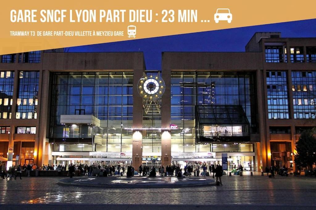 Comfort And Tranquility Near Lyon And Groupama Stadium, 4 Personnes Meyzieu Εξωτερικό φωτογραφία